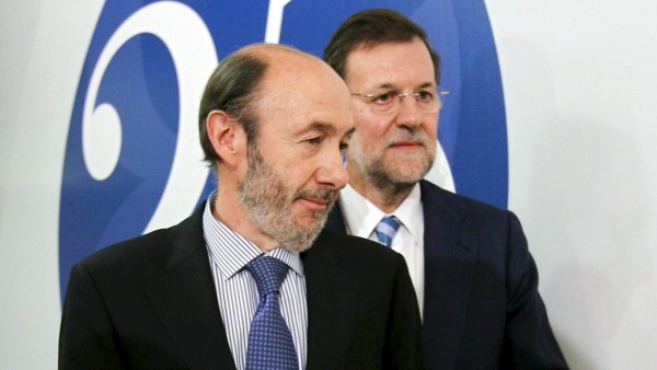 Rajoy y Rubalcaba Rajoy y Rubalcaba