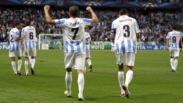 Gol de Joaquín con el Málaga Gol de Joaquín con el Málaga