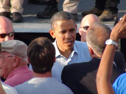 Barack Obama, en un acto en Hollywood
