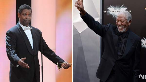 Denzel Washington y Morgan Freeman Denzel Washington y Morgan Freeman