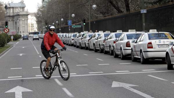 Ciclista en Madrid Ciclista en Madrid