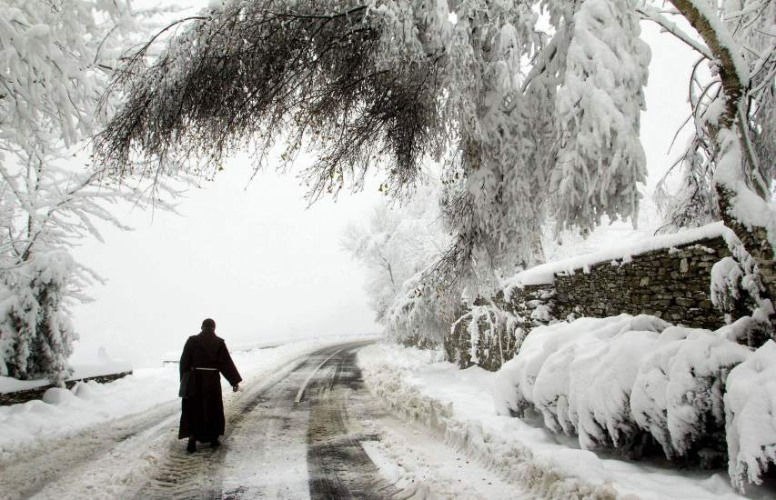 Foto: Nieve En Lugo | Temporal De Nieve En El Norte De España