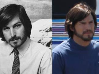 Steve Jobs y Ashton Kutcher