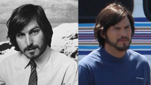 Steve Jobs y Ashton Kutcher Steve Jobs y Ashton Kutcher