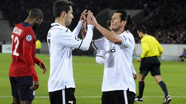 Jonas en el Lille - Valencia Jonas en el Lille - Valencia