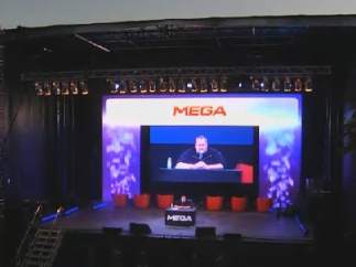 Kim Dotcom presenta Mega