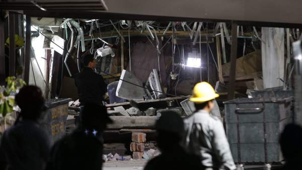 Explosión en la sede de Pemex Explosión en la sede de Pemex
