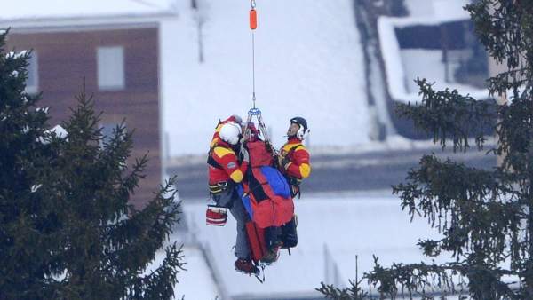 Lindsey Vonn, evacuada Lindsey Vonn, evacuada