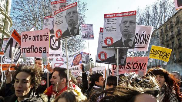 Manifestación de estudiantes Manifestación de estudiantes