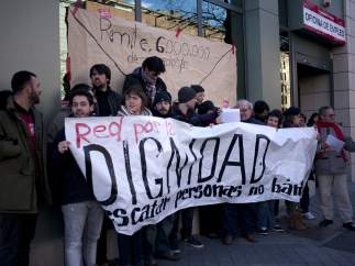 Protesta en el INEM
