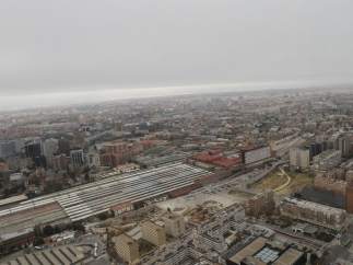 Estación y vías de Chamartín