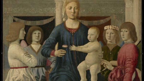 'Virgin and Child Enthroned with Four Angels' 'Virgin and Child Enthroned with Four Angels'