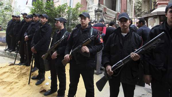 Protesta policial en Egipto Protesta policial en Egipto