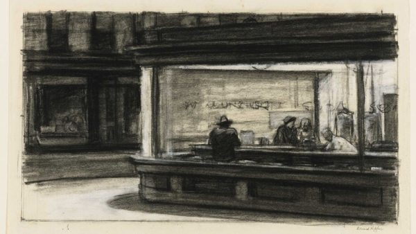 'Study for Nighthawks' 'Study for Nighthawks'