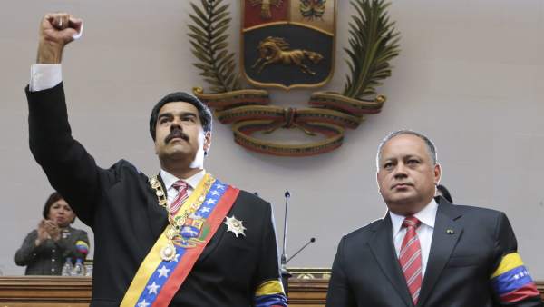 Maduro jura como presidente 'encargado' Maduro jura como presidente 'encargado'