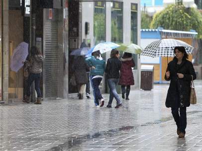 Lluvia en Ciudad Real