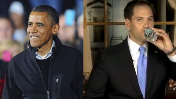 Obama bromea sobre el senador Marco Rubio Obama bromea sobre el senador Marco Rubio