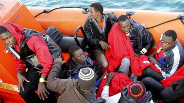 Inmigrantes rescatados Inmigrantes rescatados