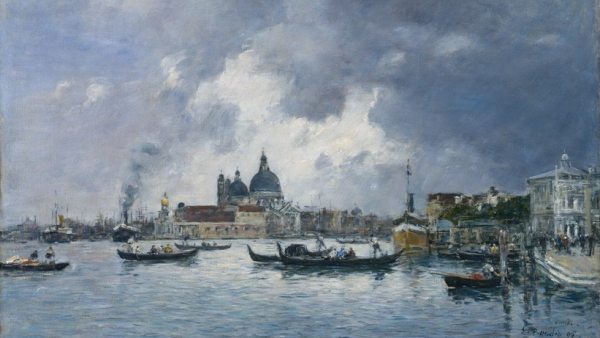 'Venice – The Esclavons Quay, Customs House and the Salute' 'Venice – The Esclavons Quay, Customs House and the Salute'