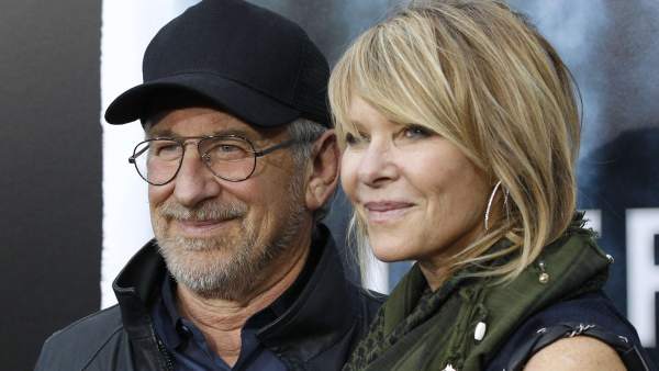 Steven Spielberg y su mujer, Kate Capshaw Steven Spielberg y su mujer, Kate Capshaw