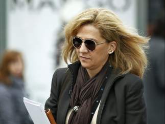 La infanta Cristina, tras ser imputada