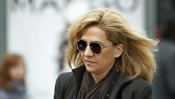 La infanta Cristina, tras ser imputada La infanta Cristina, tras ser imputada