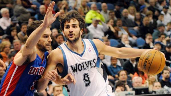José Manuel Calderón y Ricky Rubio José Manuel Calderón y Ricky Rubio