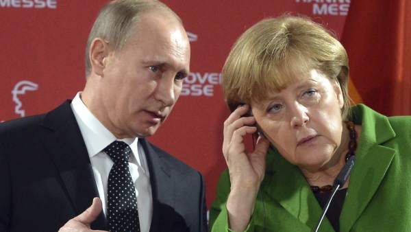 Merkel y Putin Merkel y Putin