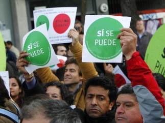 Escrache en Madrid