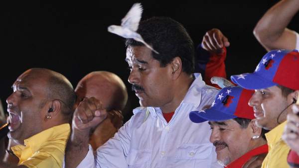 Nicolás Maduro, en el cierre de campaña Nicolás Maduro, en el cierre de campaña