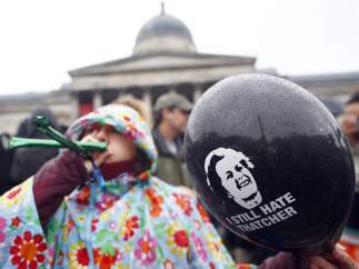 Protesta contra Margaret Thatcher