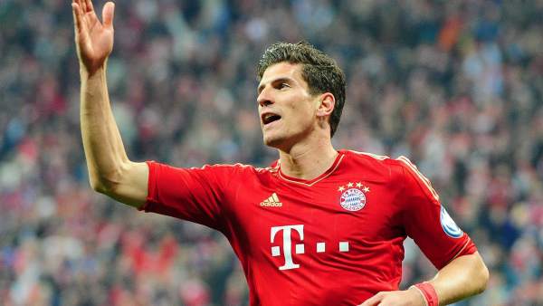 Mario Gómez con el Bayern Mario Gómez con el Bayern