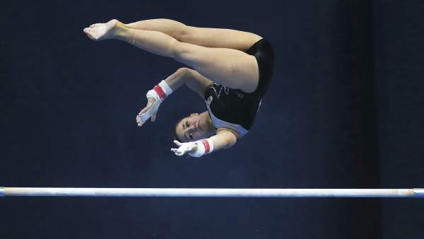 La gimnasta Roxana Popa La gimnasta Roxana Popa
