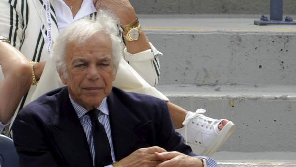 Ralph Lauren, durante un partido de tenis en 2009. Ralph Lauren, durante un partido de tenis en 2009.