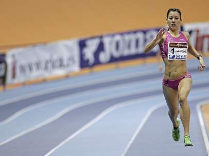La atleta aragonesa Isabel Macías