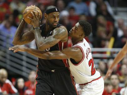 LeBron James y Jimmy Butler