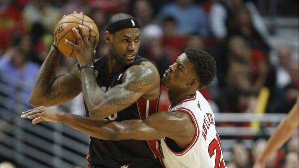 LeBron James y Jimmy Butler LeBron James y Jimmy Butler