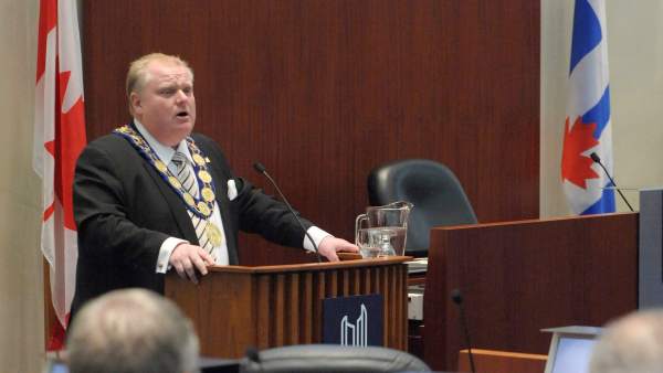 Rob Ford, alcalde de Toronto Rob Ford, alcalde de Toronto