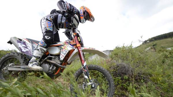 Laia Sanz, durante el Gran Premio de Portugal de Enduro Laia Sanz, durante el Gran Premio de Portugal de Enduro