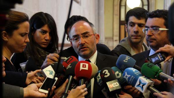 El expresidente de Adigsa y diputado de CiU en el Parlament Ferran Falcó tras declarar ante el TSJC. El expresidente de Adigsa y diputado de CiU en el Parlament Ferran Falcó tras declarar ante el TSJC.