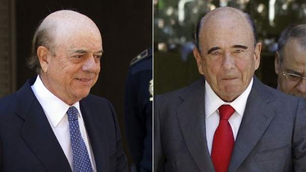 Emilio Botín, Isidro Fainé y Francisco González Emilio Botín, Isidro Fainé y Francisco González