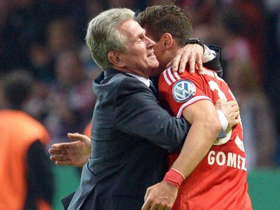 Heynckes y Mario Gómez