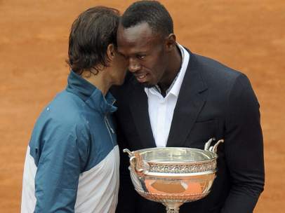 Rafa Nadal y Usain Bolt