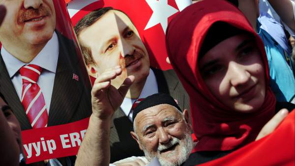 Manifestación en apoyo a Erdogan Manifestación en apoyo a Erdogan