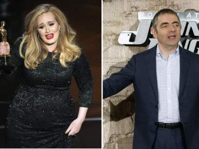 Adele y Rowan Atkinson