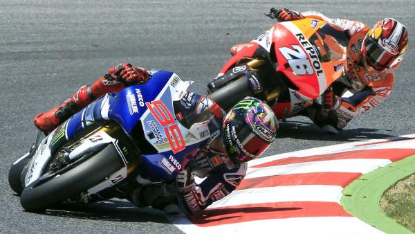 Jorge Lorenzo y Dani Pedrosa Jorge Lorenzo y Dani Pedrosa