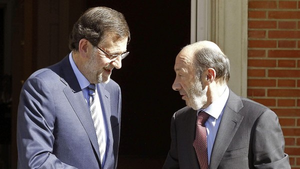 Rajoy y Rubalcaba Rajoy y Rubalcaba