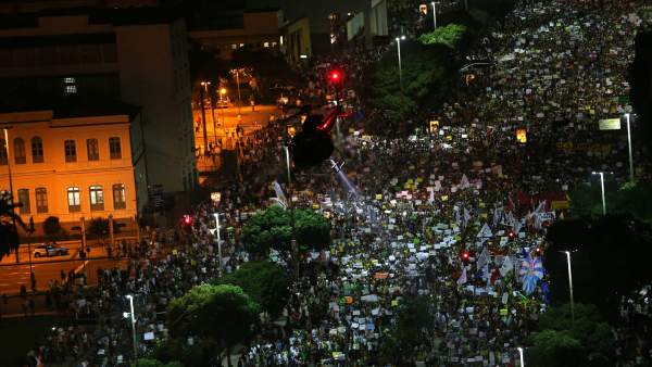 Siguen las protestas en Brasil Siguen las protestas en Brasil