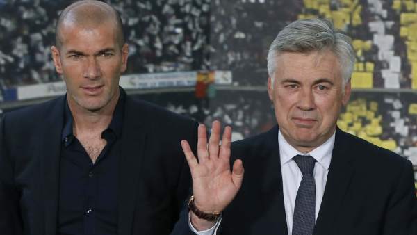 Ancelotti y Zidane Ancelotti y Zidane