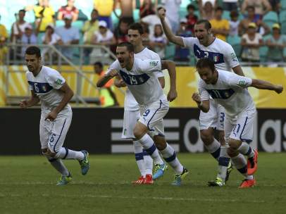Italia, tercera en la Confederaciones